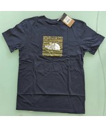 THE NORTH FACE Mens Boxed in Graphic Aviator Navy T Shirt Fish Sz L NF0A... - $28.52 CAD