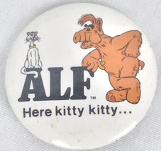 Alf 1987 Here Kitty Kitty TV Show Promotional Pinback Pin Button 80s Alien - £13.28 GBP
