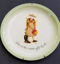 Holly Hobbie plate Love is the nicest gift - £15.13 GBP