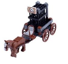 Medieval Mini Bricks Ox Cart Carriage Equipment Carrots Bottles Toys Kid... - £10.99 GBP