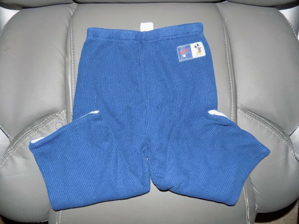 Disney&#39;s Mickey Mouse Henley Reversible Pants Size 18 Months EUC - $23.00