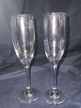 2 Glass Champagne Flutes - $18.95