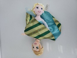 FROZEN Elsa &amp; Anna Reversible Topsy Turvy Flip Doll 15&quot; Plush Disney Parks - £14.34 GBP