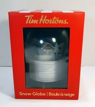 Tim Hortons Snow Globe 2022 Christmas Coffee Decoration NEW in BOX! - $37.39