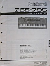 Yamaha PSS-795 MIDI PortaSound Keyboard Original Service Manual, Schemat... - £19.82 GBP