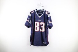 Vtg Reebok Boys XL Distressed Wes Welker New England Patriots Football J... - $39.55
