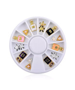 Nail Art 3D Charm Perfume Bottle Star Triangle Manicure Jewelry Decorati... - $226.56 MXN