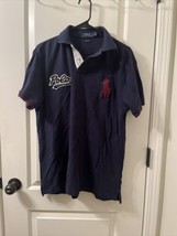 Polo Ralph Lauren Men&#39;s Short Polo Shirt Big Pony Custom Slim Fit Size L... - $57.42
