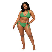 New Women&#39;s XS-6XL 2-Pc Bikini Swimsuit Chateau Green Removable Pads UPF50+ - £22.63 GBP