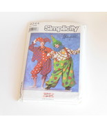 Simplicity Clown Costume Craft Pattern 9344 S Adults Halloween Shirley B... - £11.95 GBP