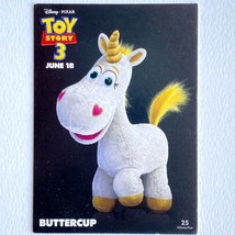 Disney Pixar Buttercup Stuffed Horse Toy Story 3 Card #25 - £15.65 GBP