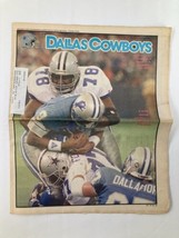 Dallas Cowboys Weekly Newspaper November 14 1992 Leon Lett and Jim Jeffcoat - £10.59 GBP