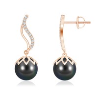 Authenticity Guarantee

ANGARA Tahitian Pearl Flame Earrings with Diamonds 14... - £786.91 GBP