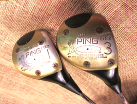 Ping Eye 2 Driver and 3 Wood RH Steel shaft Both 45&quot; - $33.60