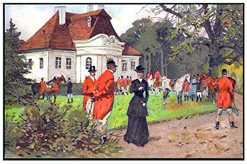 The Mistress of the Fox Hunt at the ready with Horses at the White House... - $51.13