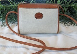 Dooney &amp; Bourke Vintage Mini Zip Top R141 Leather Crossbody Shoulder Bag... - £43.16 GBP