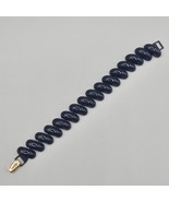 Vintage Napier Blue Enamel Bracelet San Marco Links 7&quot; Length Signed - €26,14 EUR