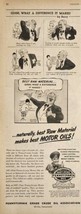 1947 Print Ad Pennsylvania Grade Crude Oil Frustrated Music Teacher Cartoon - £11.42 GBP