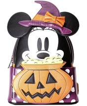 Loungefly x Disney Halloween Minnie Mouse Witch Figural Mini Backpack - £117.33 GBP