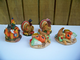 Fall Decorations Thanksgiving / Harvest Farmhouse Rustic Autumn 5 Pieces - £26.20 GBP