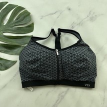 VSX Victorias Secret Sport Underwire Sports Bra Size 34 DD Gray Geometri... - $368.89 MXN