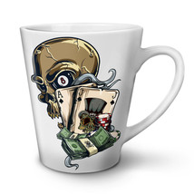 Skull Poker Card Casino NEW White Tea Coffee Latte Mug 12 17 oz | Wellcoda - $16.99+