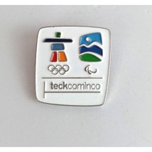 Vintage Teckcominco Colorful Olympics Lapel Hat Pin - £6.57 GBP