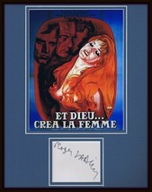 Roger Vadim Signed Framed 11x14 And God Created Woman Poster Display JSA - £63.30 GBP