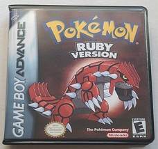Pokémon Ruby Version Pokemon Case Only Game Boy Advance Gba Box Best Quality - £10.92 GBP
