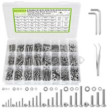 1059PCS Hardware Machine Screws Assortment Kit - Stainless Steel Bolts &amp;... - €33,93 EUR