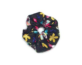 Sugar Skull Day of the Dead Pattern Soft Cotton Elastic Scrunchie Hair T... - £9.32 GBP