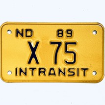 1988 United States North Dakota INTRANSIT Special License Plate X 75 - $18.91 CAD