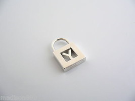 Tiffany &amp; Co Silver Alphabet Y Padlock Pendant Charm 4 Necklace Bracelet Gift - $368.00