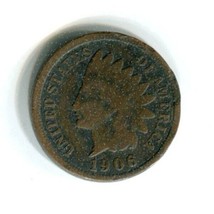 1906 Indian Head Penny United States Small Cent Antique Circulated Coin ... - £4.14 GBP