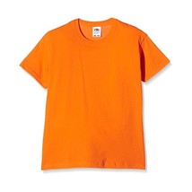 Fruit Of The Loom Boy&#39;s SS132B Short Sleeve T-Shirt, Orange, 7-8 Years (... - £8.79 GBP