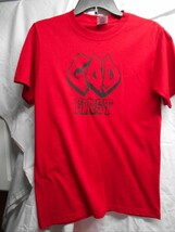 New God First Mens Sz S Cotton Tee Tshirt T Shirt Red - £8.42 GBP