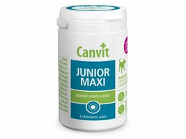 Genuine Canvit Junior MAXI Vitamins dogs Food Supplement complex dog 230 g - $39.00
