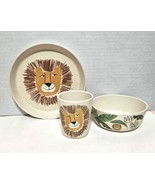 Pillowfort by Target Jungle Lion Melamine Plate, Bowl &amp; Cup Set - $353.96 MXN