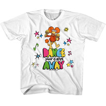 Fraggle Rock Shake your Maracas Kids T Shirt Color Dance Your Cares Away... - £20.84 GBP