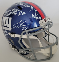 2022 New York Giants team signed speed full size football helmet COA exact proof - £915.66 GBP