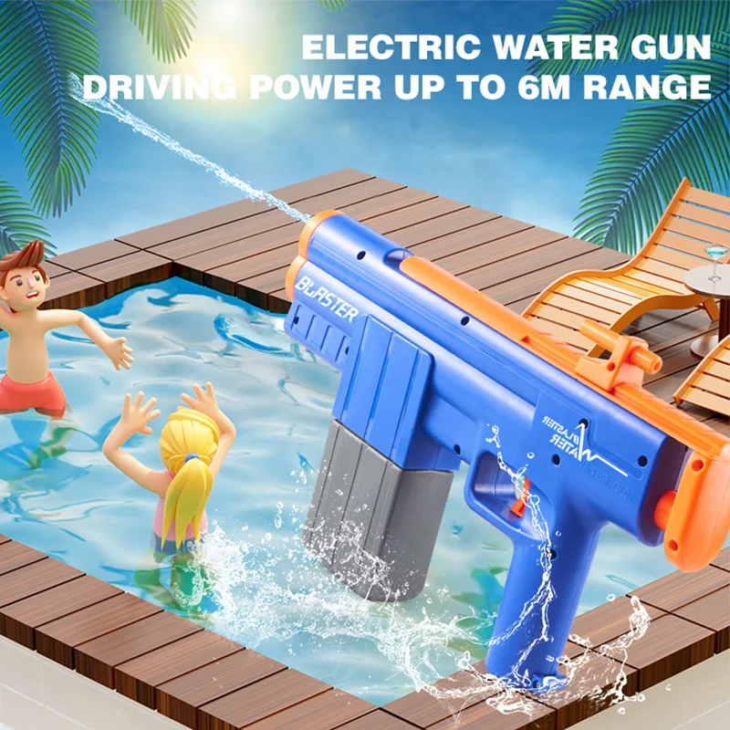 Large Automatic Electric Water Gun Toy Bursts Summer Play Chargeable Watergun - £31.63 GBP+