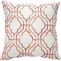 Biltmore Gate Orange Throw Pillow 20x20, Complete with Pillow Insert - £42.05 GBP