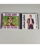 Elton John CD Lot Greatest Hits 1976 to 1986 and The Big Picture - $12.75