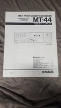 YAMAHA MULTI TRACK CASSETTE RECORDER MT-44 SERVICE MANUAL WITH SCHEMATICS  - $15.99