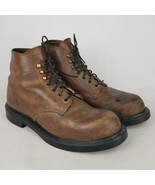 red wing mens boots size 9.5 D shoes brown leather vintage work old - $199.99
