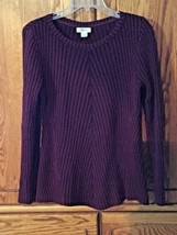 Women’s Style &amp; Co burgundy sweater xl - $14.84