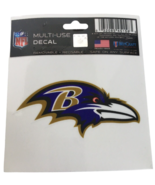 Baltimore Ravens Decal Sticker NFL Football Removable Resuable WinCraft ... - £2.39 GBP
