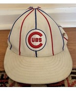Chicago Cubs Hat Cap Cooperstown Collection American Needle stripe red w... - $24.72