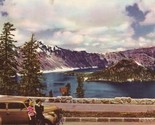 Vtg Postcard 1941 Union Oil 76 Natural  Color Scenes Postcard #84 CRATER... - $4.90