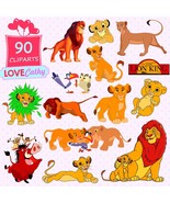 The Lion King, Simba,  Clipart Digital, PNG, Printable, Party, Decoration - £2.23 GBP